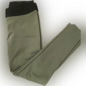 BCBG Maxazria olive leggings/ pants